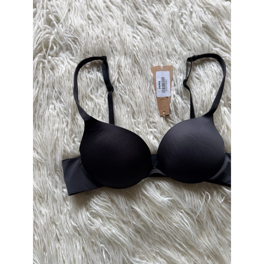 Skims Ultimate Push up Plunge Bra Onyx Size 32A - Picture 4 of 6